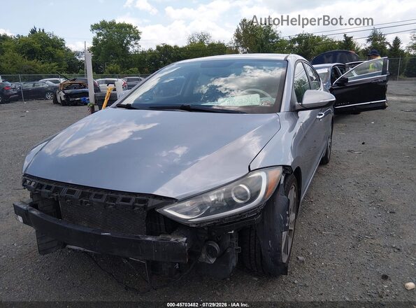 5NPD84LF3HH069927 2017 HYUNDAI ELANTRA Gray Vista frontal
