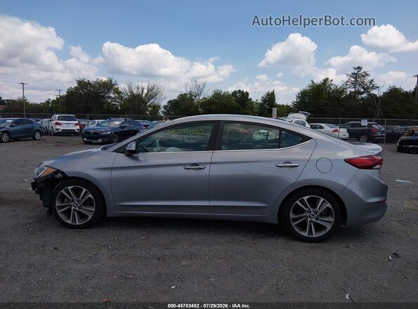 5NPD84LF3HH069927 2017 HYUNDAI ELANTRA Gray 