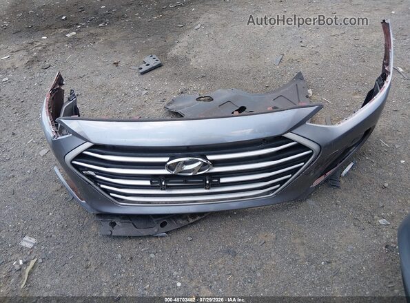 5NPD84LF3HH069927 2017 HYUNDAI ELANTRA Gray Vista del cuadro de instrumentos