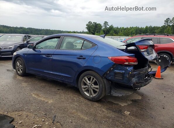 5NPD84LF3HH080488 2017 HYUNDAI ELANTRA Blue Trasero izquierdo