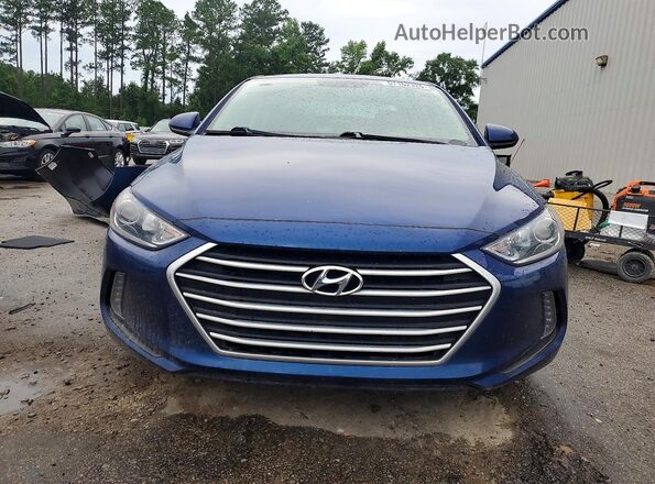 5NPD84LF3HH080488 2017 HYUNDAI ELANTRA Blue Vista frontal