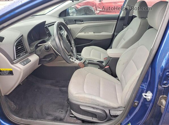 5NPD84LF3HH080488 2017 HYUNDAI ELANTRA Blue Vista interior delantera