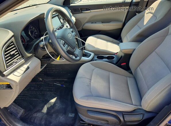 5NPD84LF3HH099283 2017 HYUNDAI ELANTRA Blue Սալոնի դիմացի տեսք
