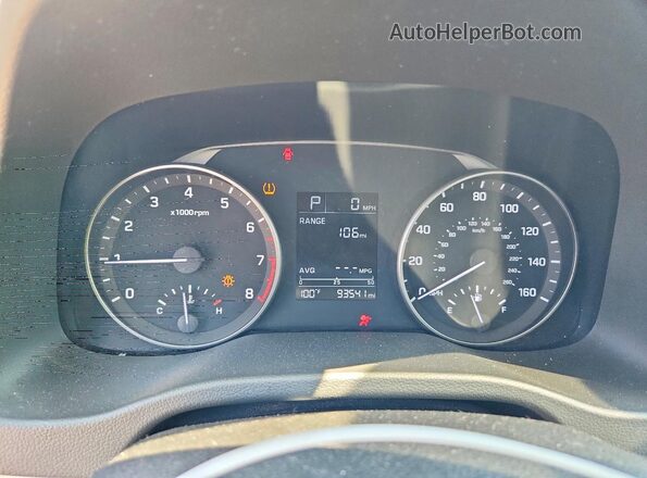 5NPD84LF3HH099283 2017 HYUNDAI ELANTRA Blue Սարքավորումների վահանակի տեսք