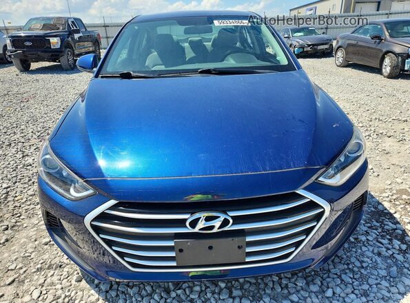 5NPD84LF3HH099283 2017 HYUNDAI ELANTRA Blue Դիմացի տեսք