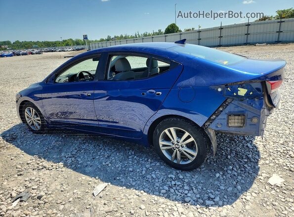 5NPD84LF3HH099283 2017 HYUNDAI ELANTRA Blue Հետևի ձախ