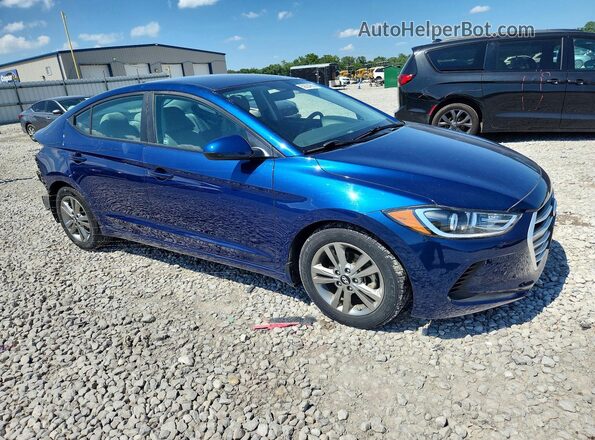 5NPD84LF3HH099283 2017 HYUNDAI ELANTRA Blue Առջևի աջ