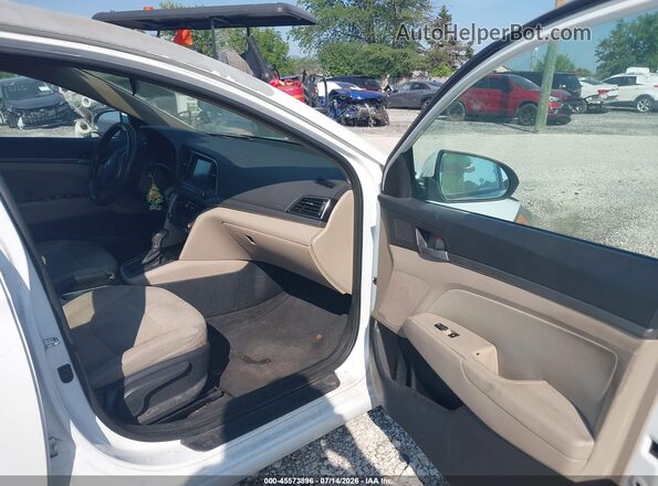 5NPD84LF3HH108080 2017 HYUNDAI ELANTRA White Front interior view
