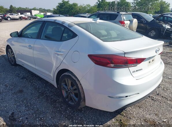 5NPD84LF3HH108080 2017 HYUNDAI ELANTRA White Rear left