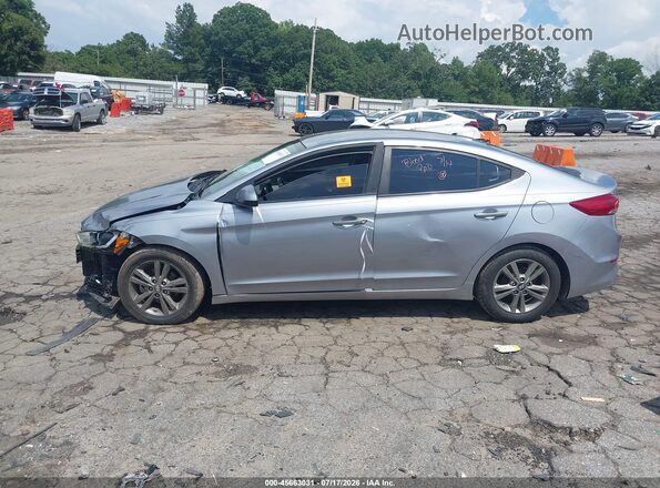 5NPD84LF3HH143718 2017 HYUNDAI ELANTRA Серый Вид задней части салона