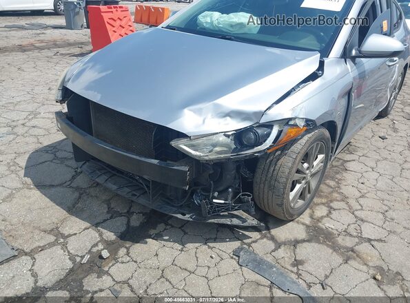 5NPD84LF3HH143718 2017 HYUNDAI ELANTRA Серый Вид спереди