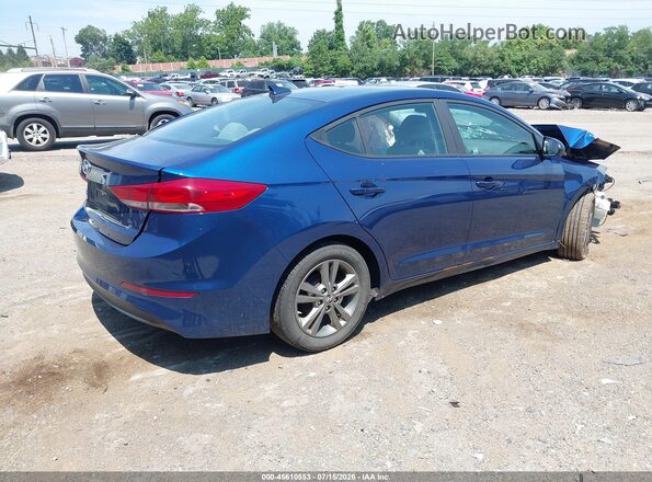5NPD84LF3HH162575 2017 HYUNDAI ELANTRA Blue Tył prawy