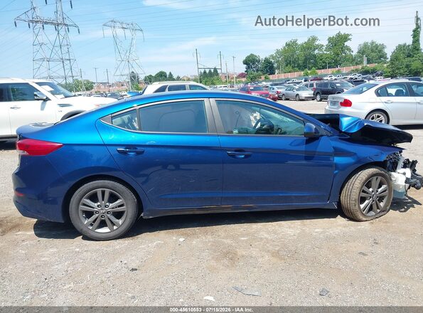 5NPD84LF3HH162575 2017 HYUNDAI ELANTRA Blue Widok wnętrza 360 stopni