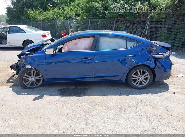 5NPD84LF3HH162575 2017 HYUNDAI ELANTRA Blue 