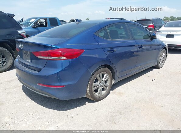 5NPD84LF3HH166707 2017 HYUNDAI ELANTRA Blue Rear right