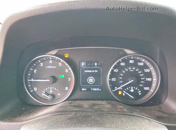 5NPD84LF3HH172457 2017 HYUNDAI ELANTRA White Vista del cuadro de instrumentos