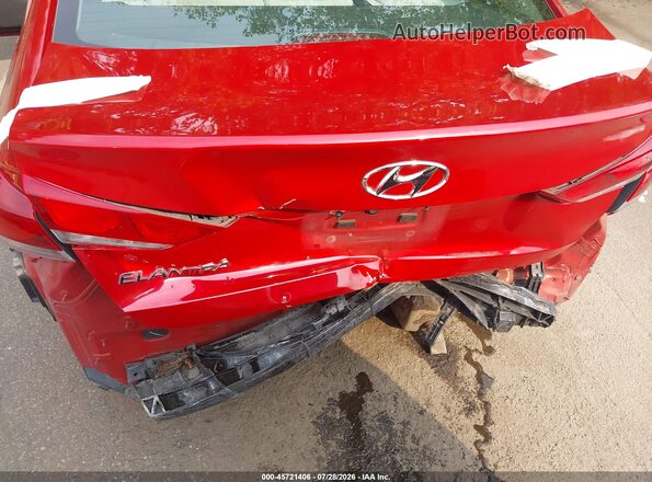 5NPD84LF3HH185712 2017 HYUNDAI ELANTRA Red Front view