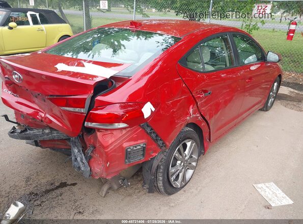 5NPD84LF3HH185712 2017 HYUNDAI ELANTRA Red Rear right