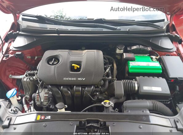 5NPD84LF3HH185712 2017 HYUNDAI ELANTRA Red Rear view