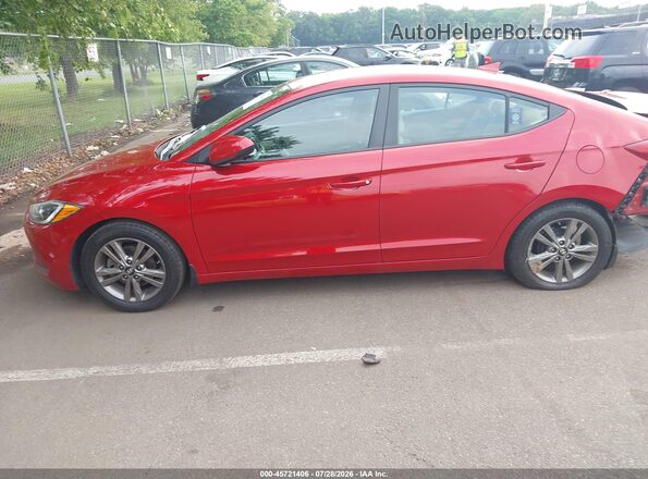 5NPD84LF3HH185712 2017 HYUNDAI ELANTRA Red 360 interior view