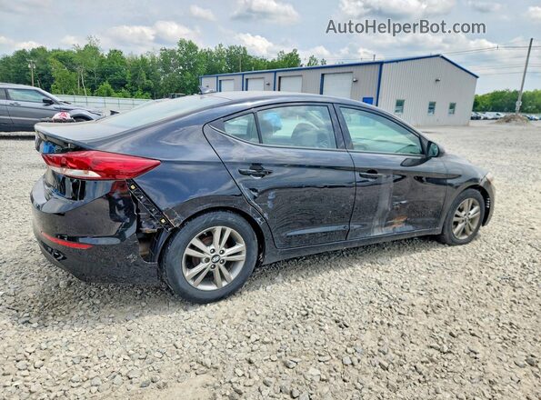 5NPD84LF3HH187864 2017 HYUNDAI ELANTRA Black Tył prawy