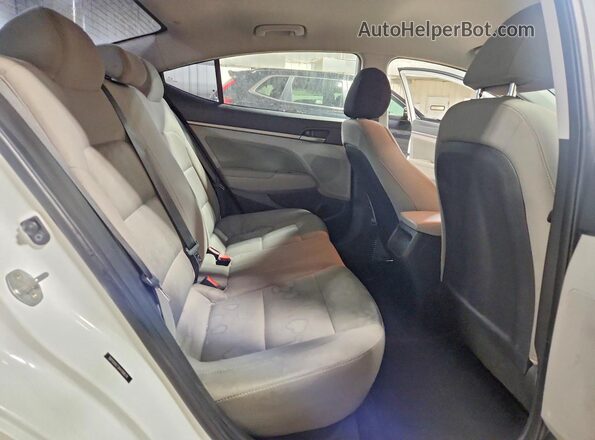 5NPD84LF3HH188674 2017 HYUNDAI ELANTRA White Rear seats view