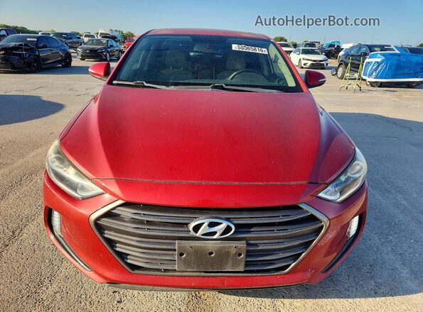 5NPD84LF3HH205571 2017 HYUNDAI ELANTRA Красный Вид спереди