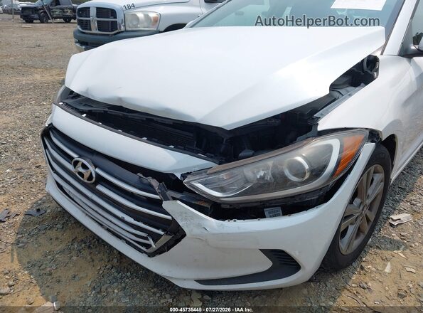 5NPD84LF3JH221128 2018 HYUNDAI ELANTRA White წინა ხედი