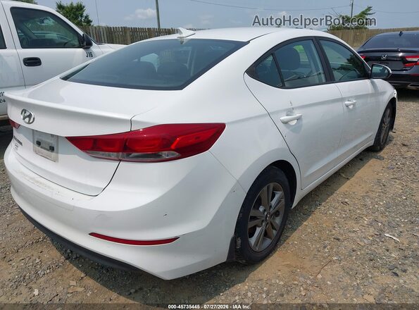 5NPD84LF3JH221128 2018 HYUNDAI ELANTRA White უკანა მარჯვენა