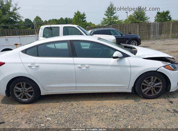 5NPD84LF3JH221128 2018 HYUNDAI ELANTRA White უკანა სალონის ხედი