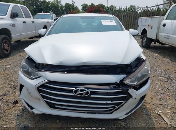5NPD84LF3JH221128 2018 HYUNDAI ELANTRA White ხელსაწყოთა პანელის ხედი