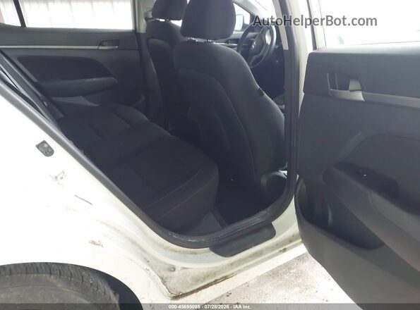 5NPD84LF3JH229200 2018 HYUNDAI ELANTRA White VIN კოდის სტიკერის ხედი