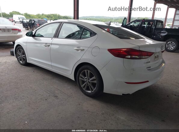 5NPD84LF3JH229200 2018 HYUNDAI ELANTRA White უკანა მარცხენა