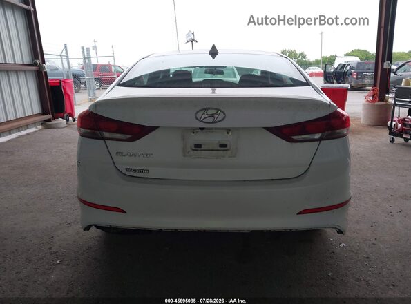 5NPD84LF3JH229200 2018 HYUNDAI ELANTRA White 