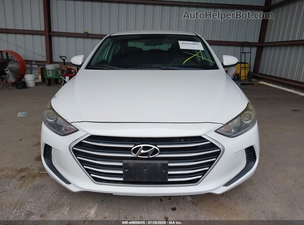 5NPD84LF3JH229200 2018 HYUNDAI ELANTRA White უკანა სალონის ხედი