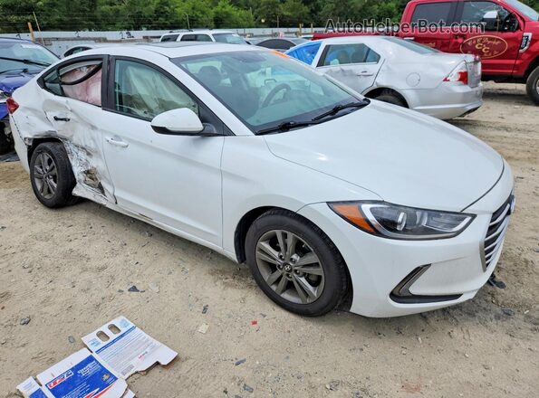 5NPD84LF3JH248135 2018 HYUNDAI ELANTRA White წინა მარჯვენა