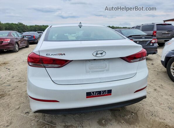 5NPD84LF3JH248135 2018 HYUNDAI ELANTRA White უკანა ხედი