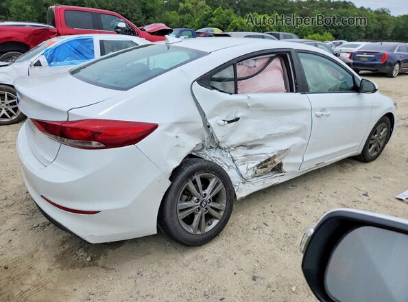 5NPD84LF3JH248135 2018 HYUNDAI ELANTRA White უკანა მარჯვენა