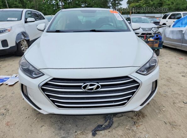 5NPD84LF3JH248135 2018 HYUNDAI ELANTRA White წინა ხედი