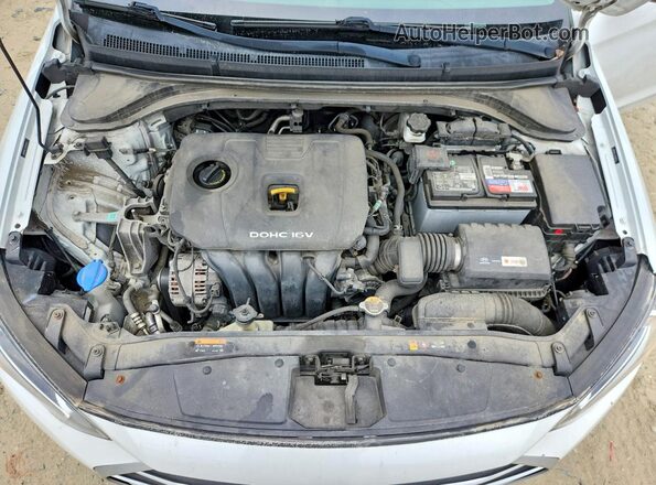 5NPD84LF3JH248135 2018 HYUNDAI ELANTRA White უკანა სალონის ხედი