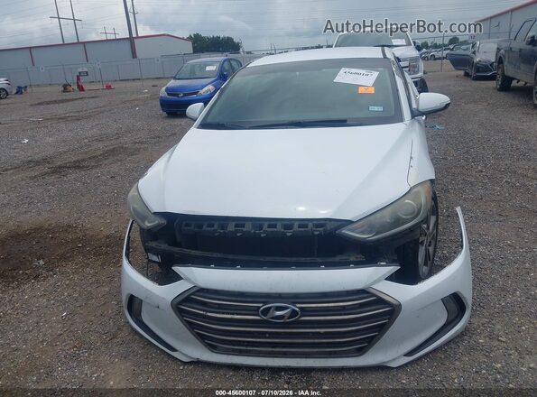 5NPD84LF3JH256168 2018 HYUNDAI ELANTRA White Front view
