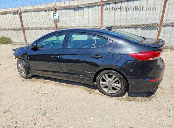 5NPD84LF3JH259300 2018 HYUNDAI ELANTRA Black Rear left