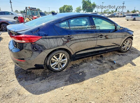 5NPD84LF3JH259300 2018 HYUNDAI ELANTRA Black Rear right