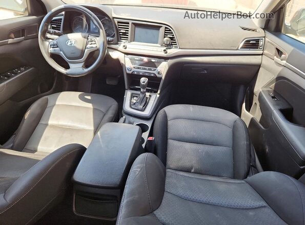 5NPD84LF3JH259300 2018 HYUNDAI ELANTRA Black Dashboard view