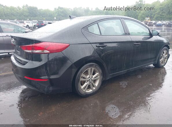 5NPD84LF3JH287677 2018 HYUNDAI ELANTRA Black Tył prawy
