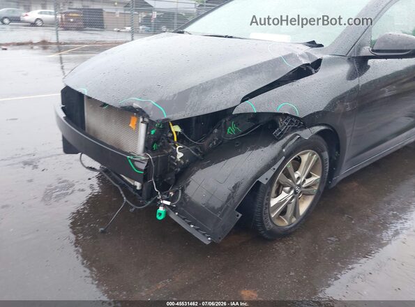 5NPD84LF3JH287677 2018 HYUNDAI ELANTRA Black Widok z przodu