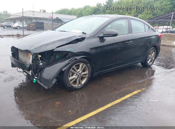 5NPD84LF3JH287677 2018 HYUNDAI ELANTRA Black Przód lewy