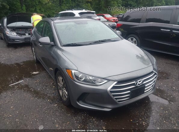 5NPD84LF3JH291177 2018 HYUNDAI ELANTRA Gray Vista del cuadro de instrumentos