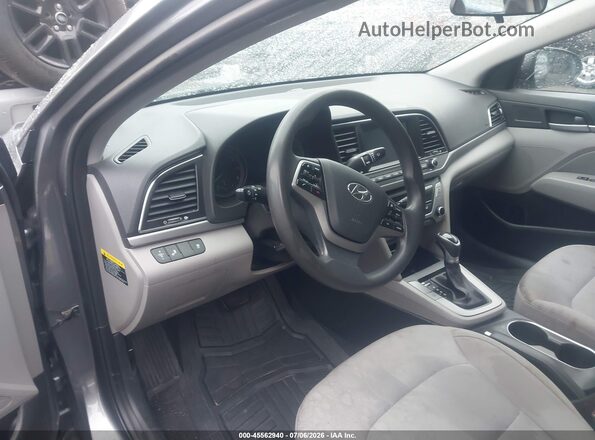 5NPD84LF3JH291177 2018 HYUNDAI ELANTRA Gray Vista interior delantera