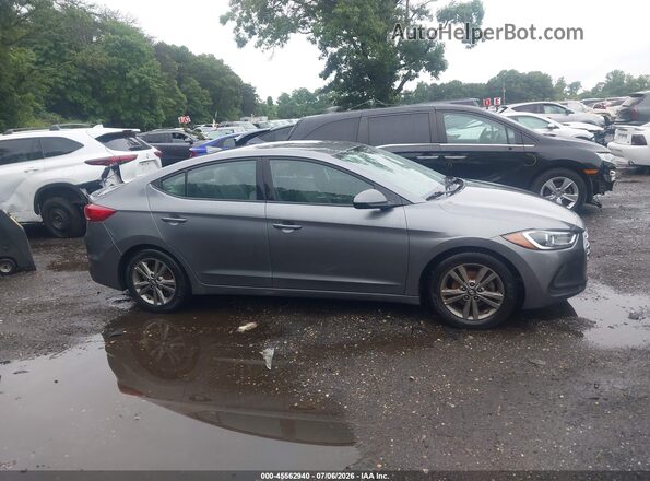 5NPD84LF3JH291177 2018 HYUNDAI ELANTRA Gray Vista interior trasera